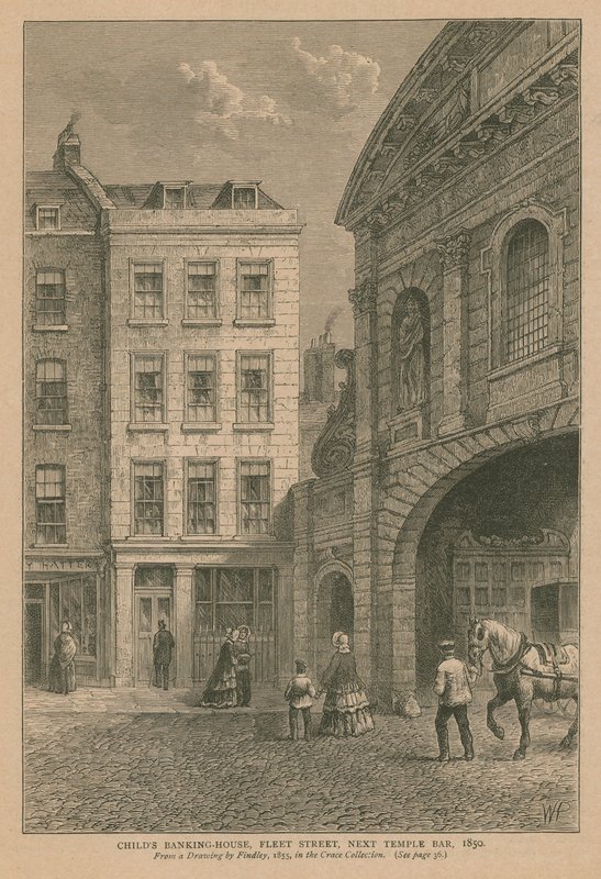 Childs Banking House a Fleet Streeten alkotó: English School