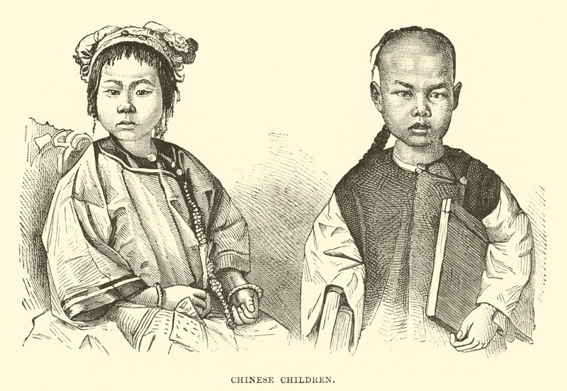 kínai gyerekek alkotó: English School