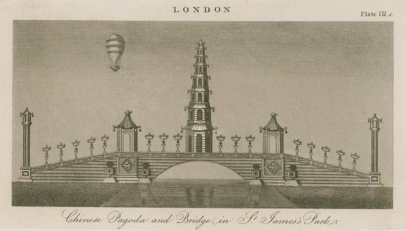 Kínai pagoda és híd, St James