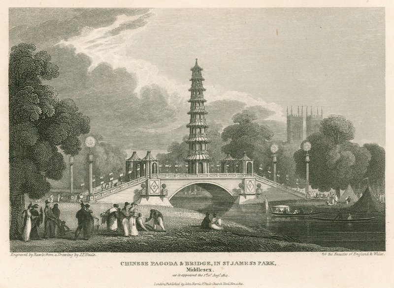 Kínai pagoda és híd, St James
