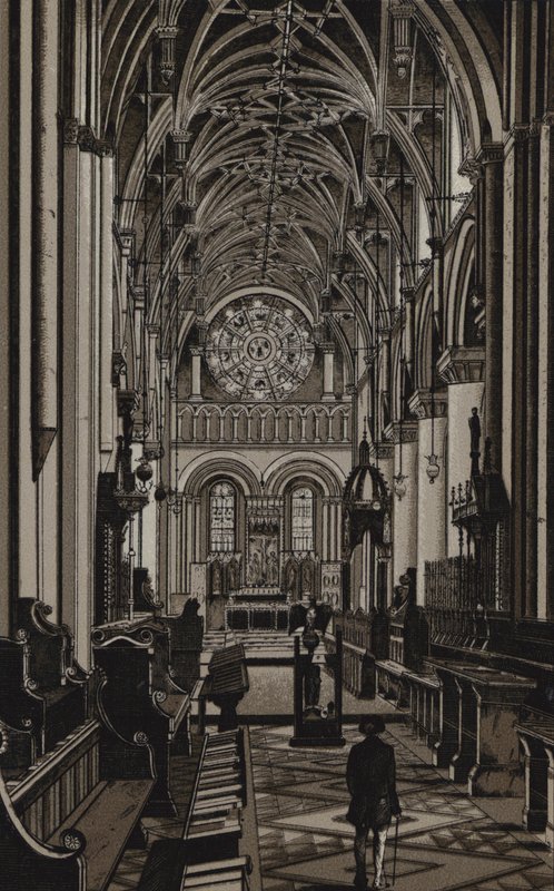 Christ Church Cathedral, Oxford (litho) alkotó: English School