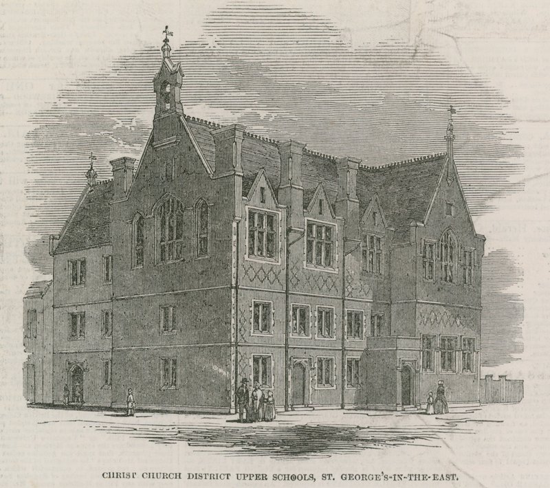 Christ Church Kerületi Felső Iskolák alkotó: English School