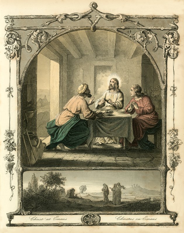 Krisztus Emmausban alkotó: English School
