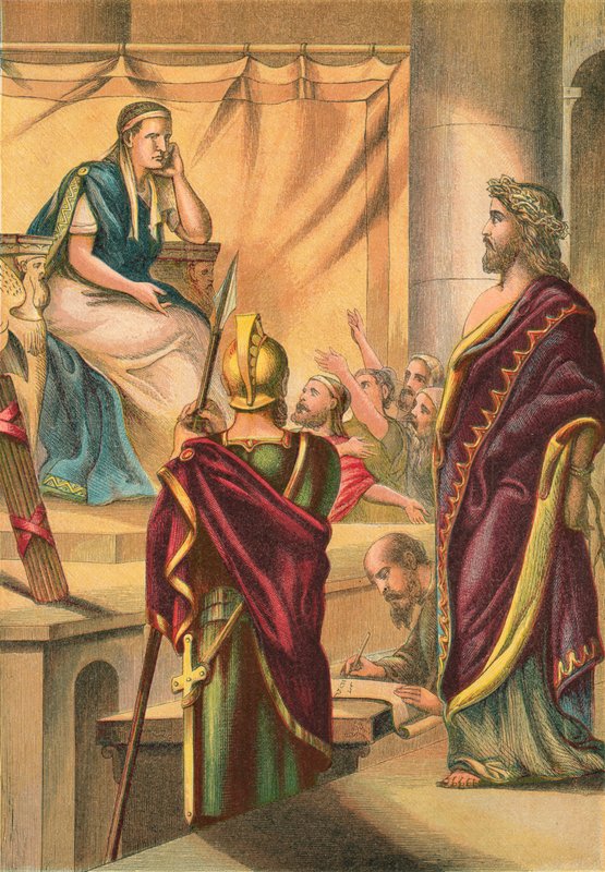 Krisztus Pilátus előtt alkotó: English School