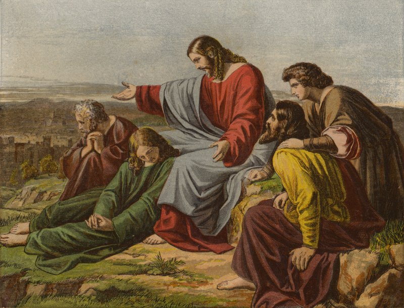 Krisztus Jeruzsálem felett sír (chromolitho) alkotó: English School