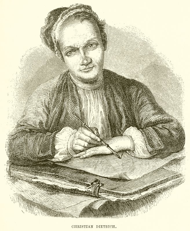 Christian Dietrich alkotó: English School