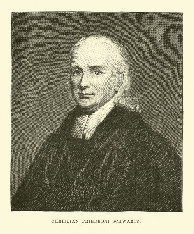 Christian Friedrich Schwartz alkotó: English School