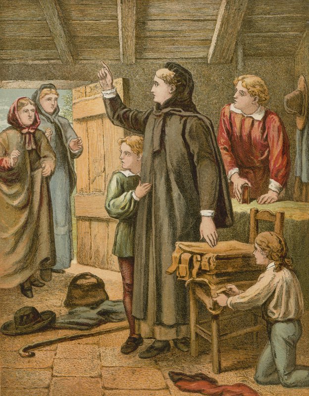 Christianát két szomszéd látogatta meg alkotó: English School
