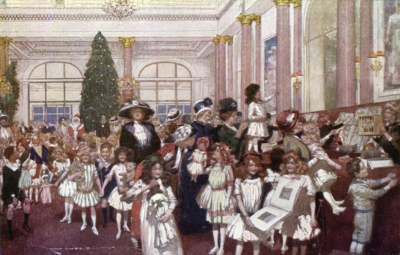 Gyermek karácsonyi ünnepségek, Savoy Hotel (színes litho) alkotó: English School