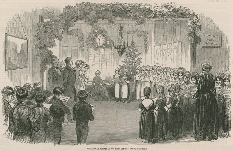 A Vintry Ward Iskolák karácsonyi fesztiválja alkotó: English School