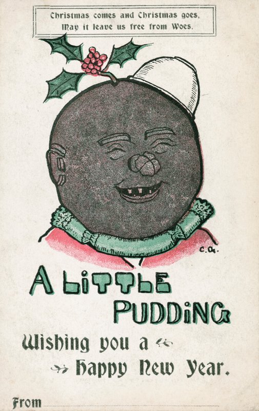 Karácsonyi puding (színes litho) alkotó: English School