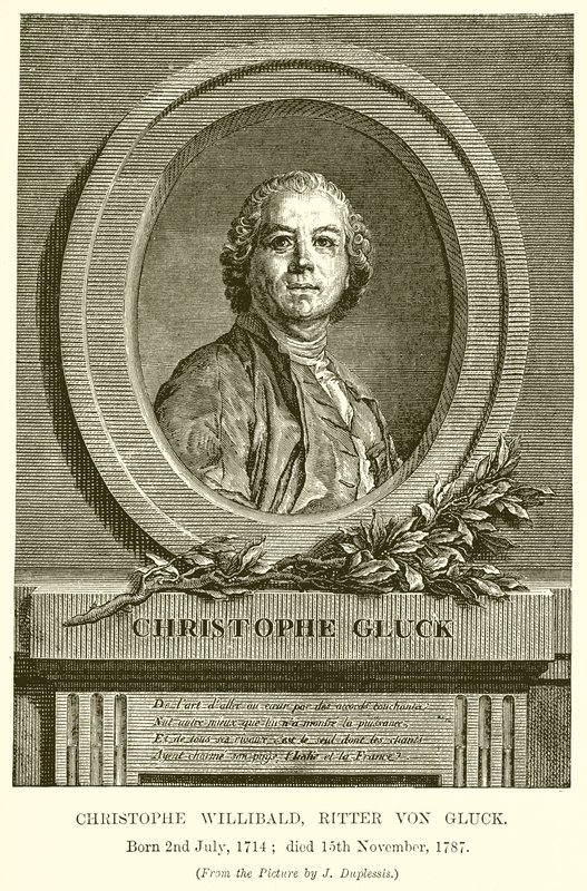 Christophe Willibald, Gluck lovagja alkotó: English School