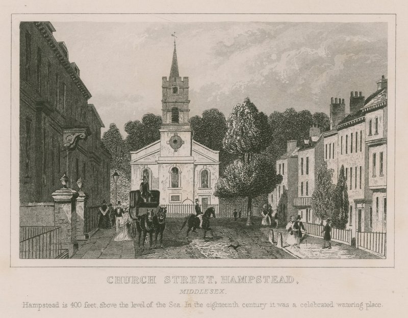 Church Street, Hampstead, Middlesex alkotó: English School