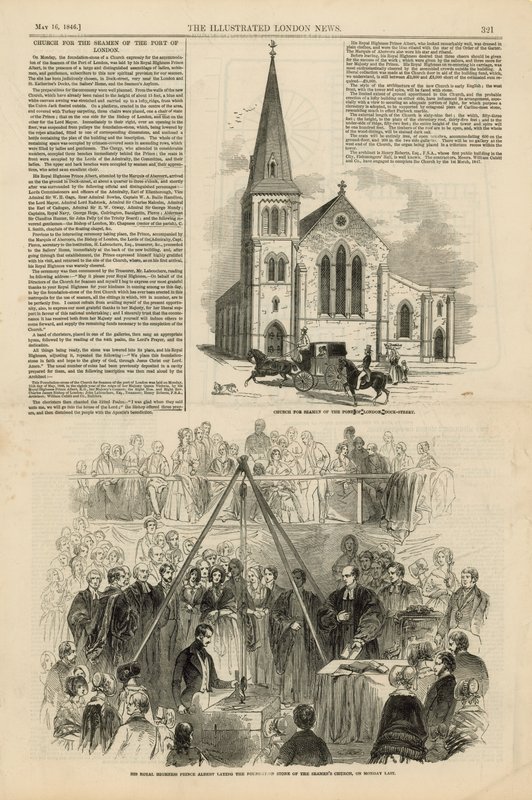 A londoni kikötő tengerészeinek temploma alkotó: English School