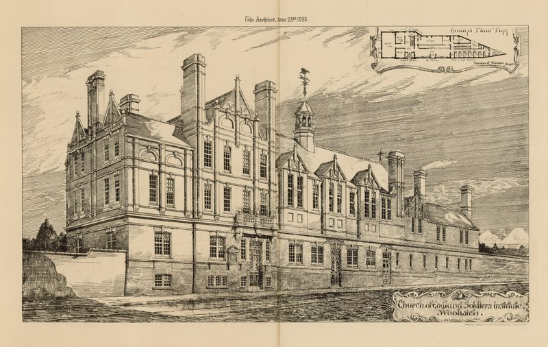 Anglia Egyház Katonai Intézete Woolwichban alkotó: English School