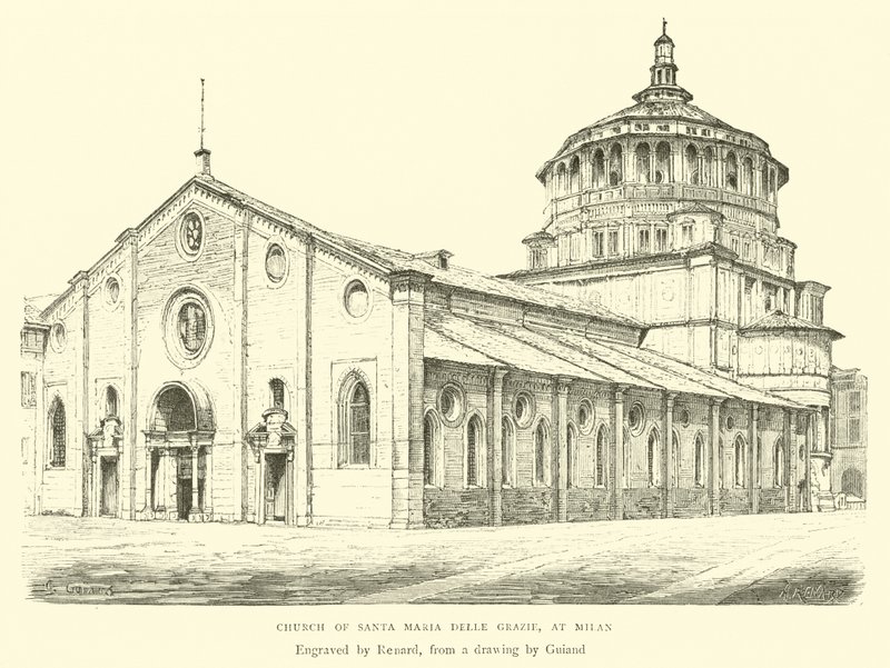 Santa Maria Delle Grazie templom Milánóban alkotó: English School