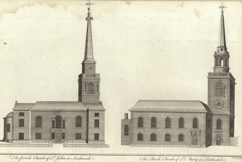Szent János-templom, Southwark és Szent Mária-templom, Rotherhithe alkotó: English School