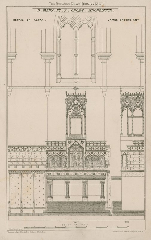 Szent Mária-templom a keresztnél, Shoreditch alkotó: English School