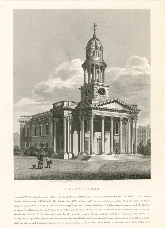 St Marylebone templom, London alkotó: English School