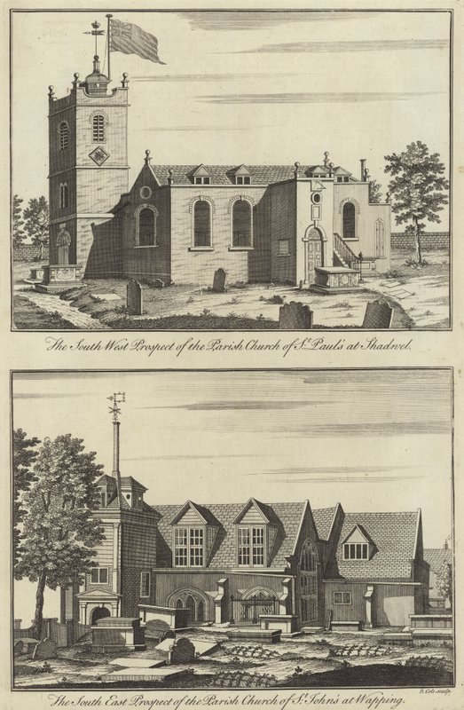 Szent Pál-templom, Shadwell és Szent János-templom, Wapping alkotó: English School