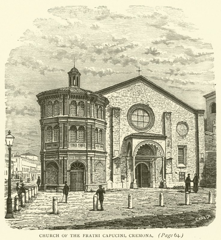 Fratri Capucini templom, Cremona (metszet) alkotó: English School