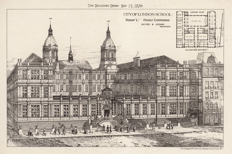 City of London School; nagyra értékelt dizájn alkotó: English School