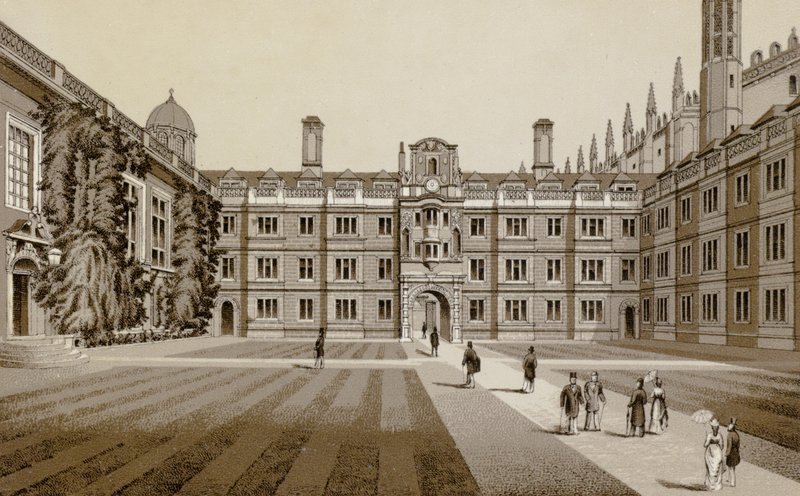 Clare College (litho) alkotó: English School