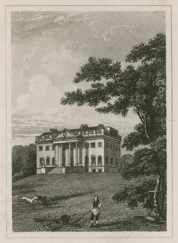 Claremont House, Esher, Surrey (metszet) alkotó: English School