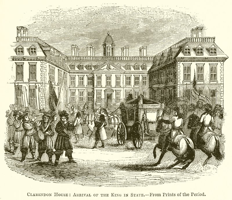 Clarendon House: A király érkezése az államba alkotó: English School