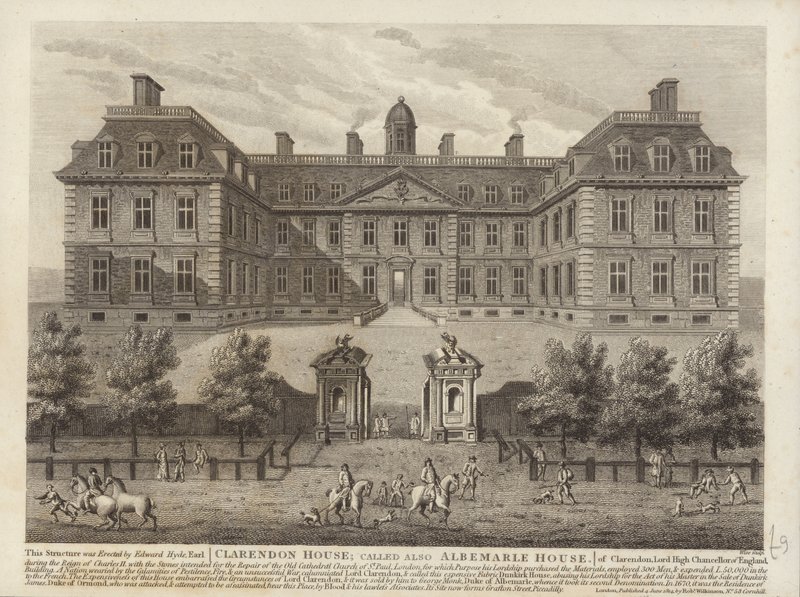 A Clarendon House-t Albemarle House-nak is hívják alkotó: English School