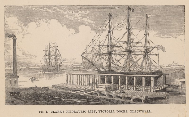Clarks hidraulikus lift, Victoria Docks, Blackwall alkotó: English School