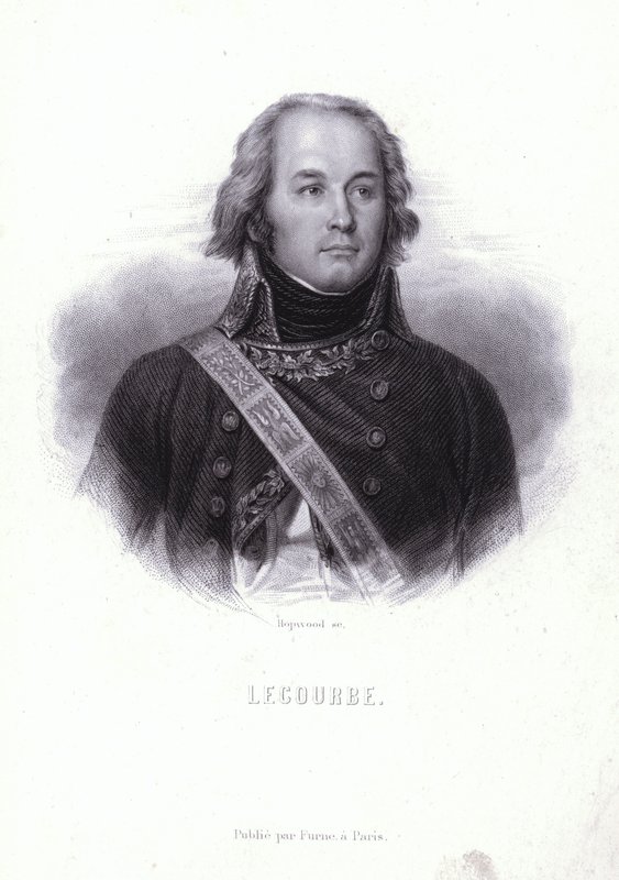 Claude Lecourbe, francia tábornok a francia forradalmi és napóleoni háború idején (metszet) alkotó: English School