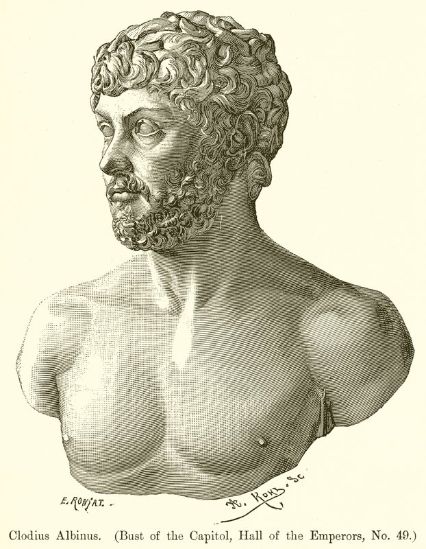 Clodius Albinus. (A Capitolium mellszobra, Császárok terme, 49. sz.) alkotó: English School