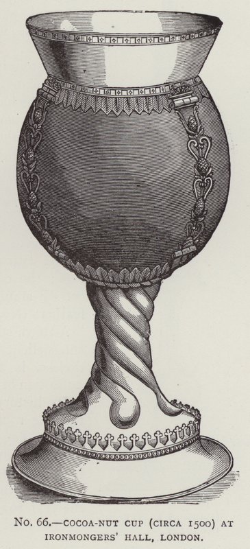 Kakaós-dió kupa (1500 körül) a londoni Ironmongers