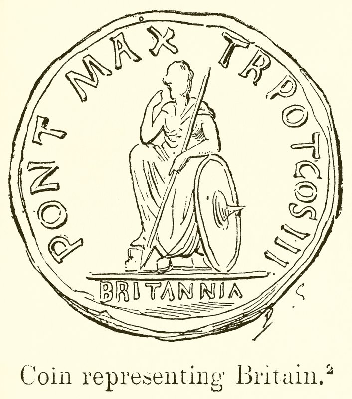Nagy-Britanniát ábrázoló érme alkotó: English School