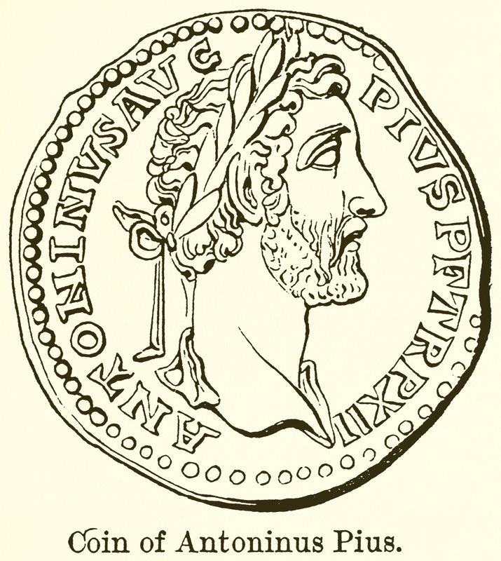 Antoninus Pius érme alkotó: English School