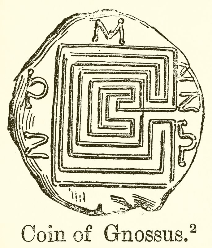 Gnossus érme alkotó: English School