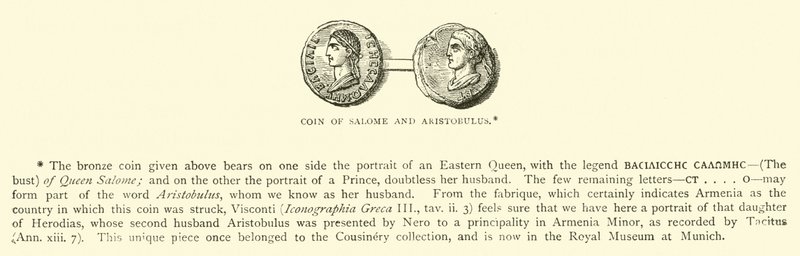 Salome és Aristobulus érme alkotó: English School