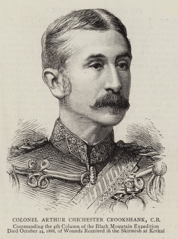 Arthur Chichester Crookshank ezredes (metszet) alkotó: English School