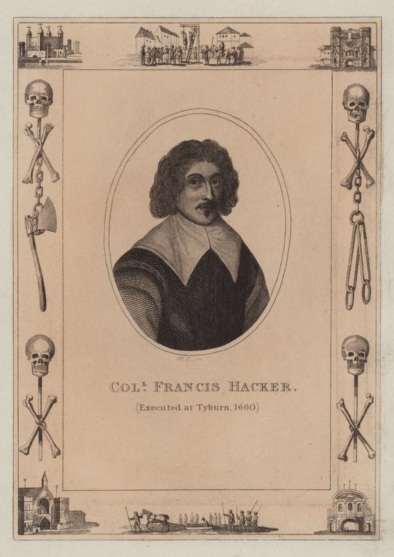 Francis Hacker ezredest, kivégezték Tyburnben, 1660-ban alkotó: English School