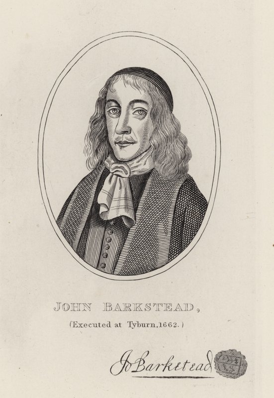 John Barkstead ezredes (metszet) alkotó: English School