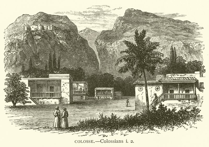 Colosse, Colossians, i, 2 (metszet) alkotó: English School