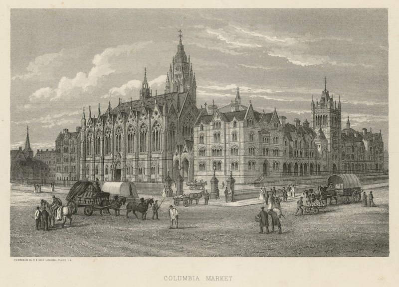 Columbia Market, London alkotó: English School
