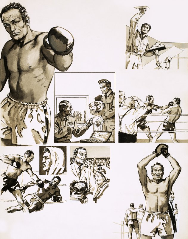 Henry Cooper képregény életrajza alkotó: English School