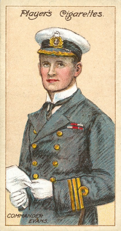 Evans parancsnok (chromolitho) alkotó: English School