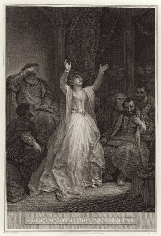 Boleyn Anne elítélése alkotó: English School