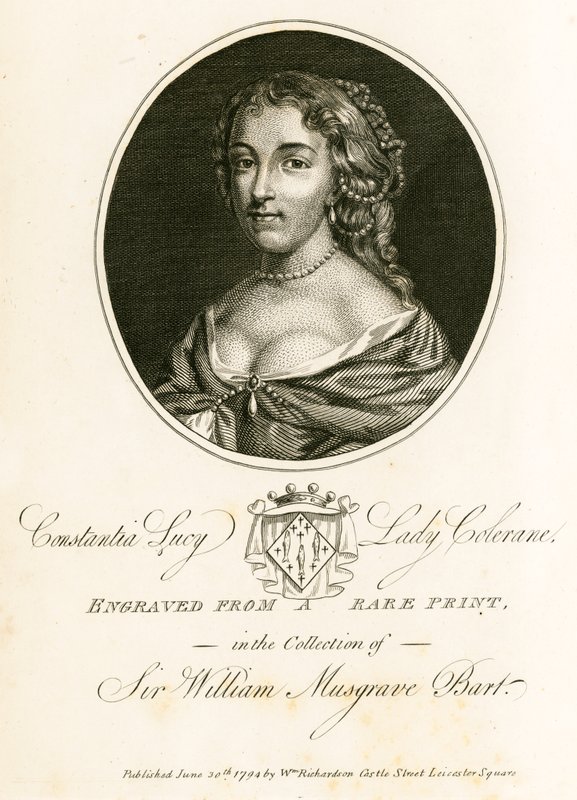 Constantia Lucy, Lady Coleraine alkotó: English School