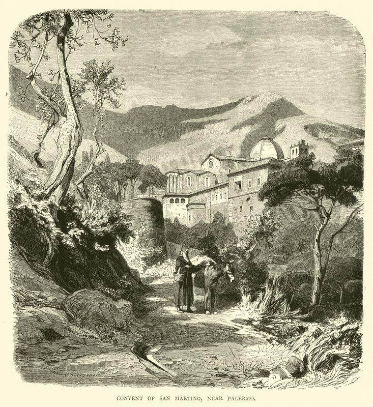 San Martino kolostor, Palermo közelében alkotó: English School