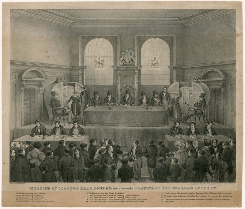 Coopers Hall – A glasgow-i lottó sorsolása alkotó: English School