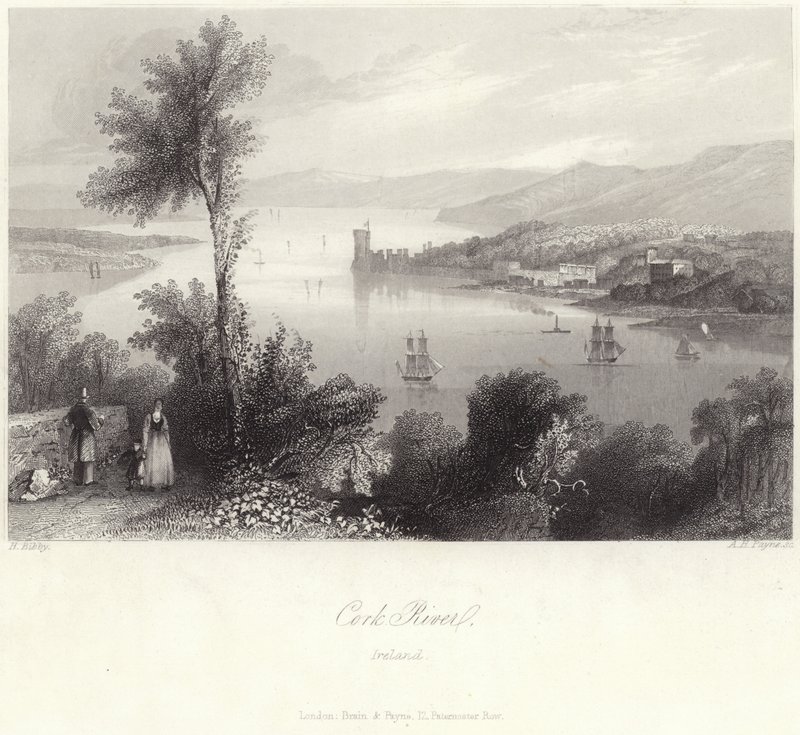 Cork folyó Írországban alkotó: English School